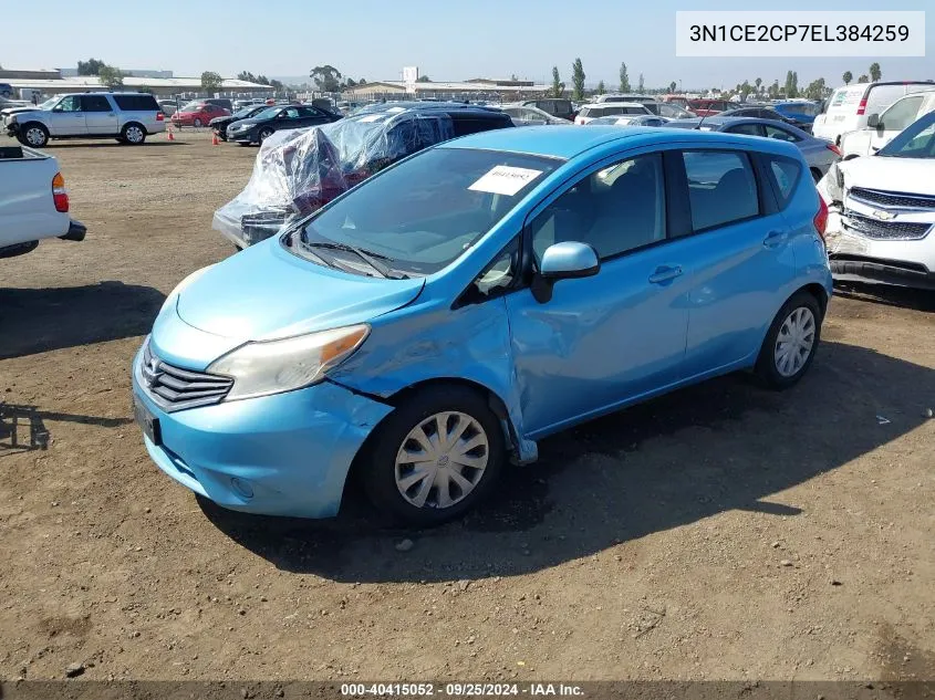 2014 Nissan Versa Note Sv VIN: 3N1CE2CP7EL384259 Lot: 40415052