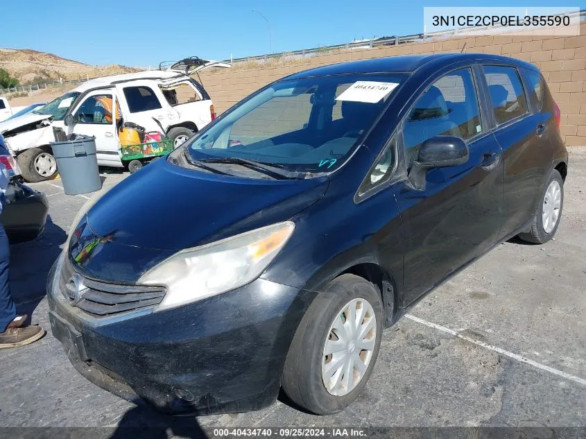 3N1CE2CP0EL355590 2014 Nissan Versa Note Sv