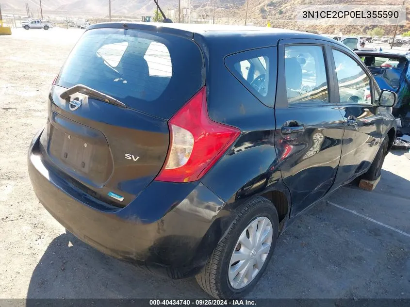 3N1CE2CP0EL355590 2014 Nissan Versa Note Sv