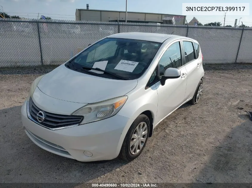 2014 Nissan Versa Note Sv VIN: 3N1CE2CP7EL399117 Lot: 40490680