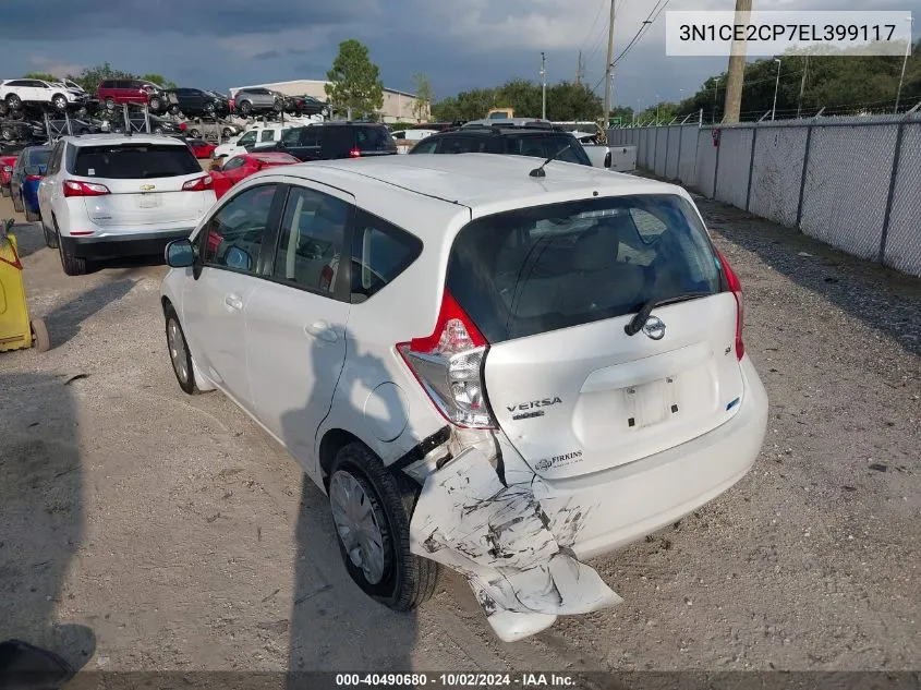 2014 Nissan Versa Note Sv VIN: 3N1CE2CP7EL399117 Lot: 40490680