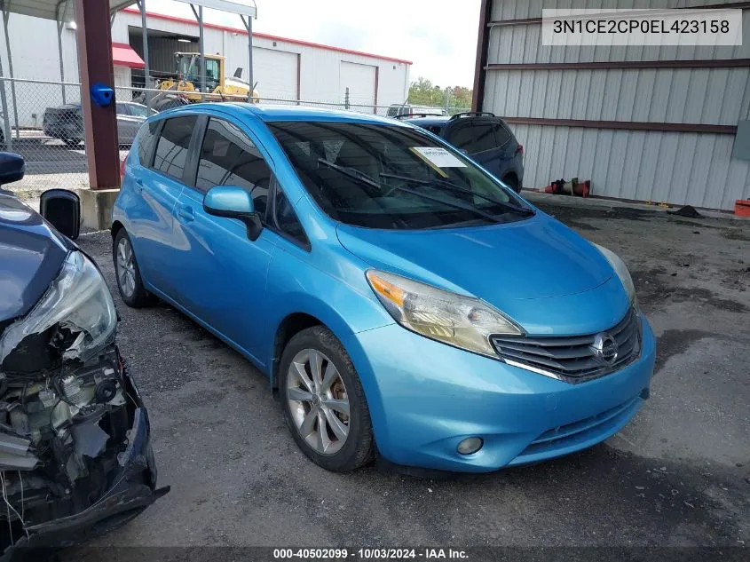 2014 Nissan Versa Note Sv VIN: 3N1CE2CP0EL423158 Lot: 40502099