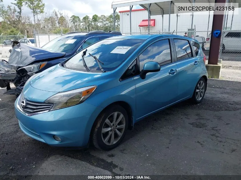 2014 Nissan Versa Note Sv VIN: 3N1CE2CP0EL423158 Lot: 40502099