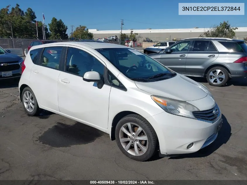 2014 Nissan Versa Note Sv VIN: 3N1CE2CP2EL372844 Lot: 40509438