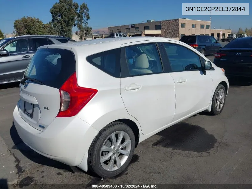 2014 Nissan Versa Note Sv VIN: 3N1CE2CP2EL372844 Lot: 40509438