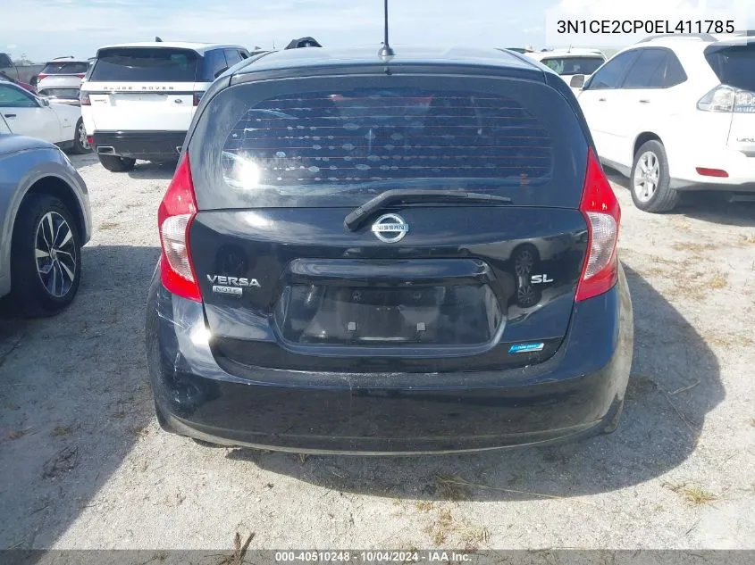 2014 Nissan Versa Note Sv VIN: 3N1CE2CP0EL411785 Lot: 40510248