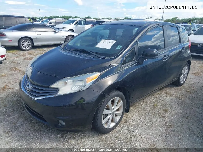 2014 Nissan Versa Note Sv VIN: 3N1CE2CP0EL411785 Lot: 40510248