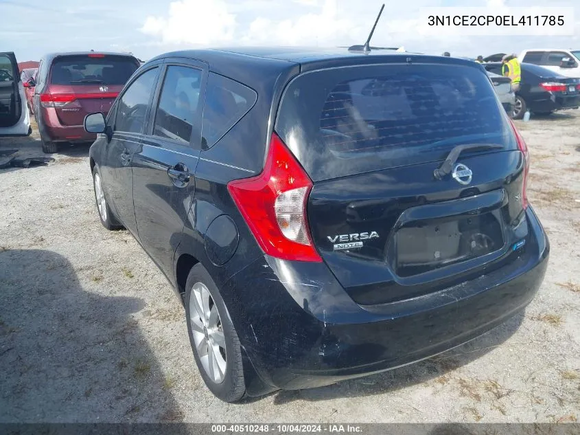 2014 Nissan Versa Note Sv VIN: 3N1CE2CP0EL411785 Lot: 40510248