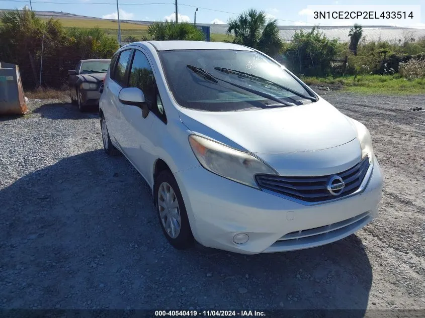 2014 Nissan Versa Note Sv VIN: 3N1CE2CP2EL433514 Lot: 40540419