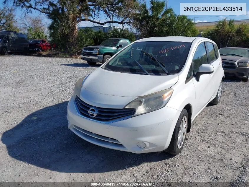 2014 Nissan Versa Note Sv VIN: 3N1CE2CP2EL433514 Lot: 40540419