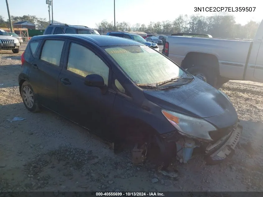 2014 Nissan Versa Note Sv VIN: 3N1CE2CP7EL359507 Lot: 40555699