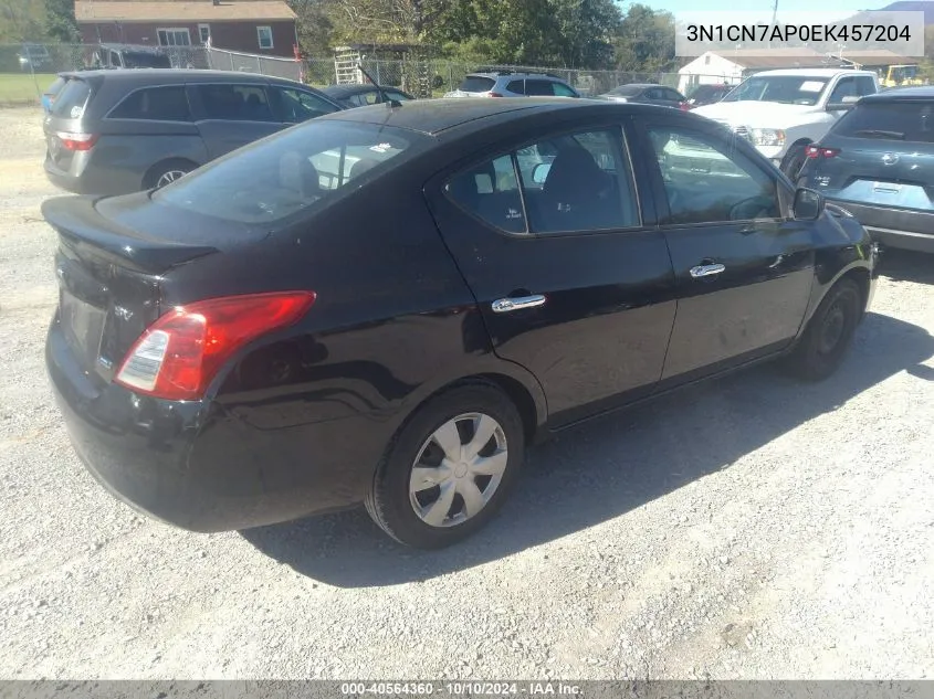 2014 Nissan Versa 1.6 Sv VIN: 3N1CN7AP0EK457204 Lot: 40564360