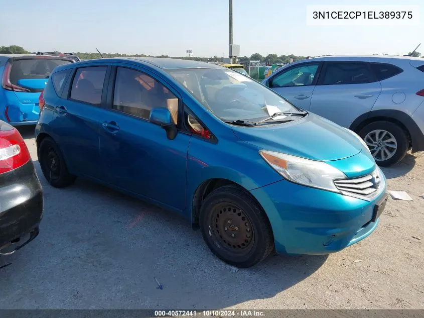 2014 Nissan Versa Note Sv VIN: 3N1CE2CP1EL389375 Lot: 40572441