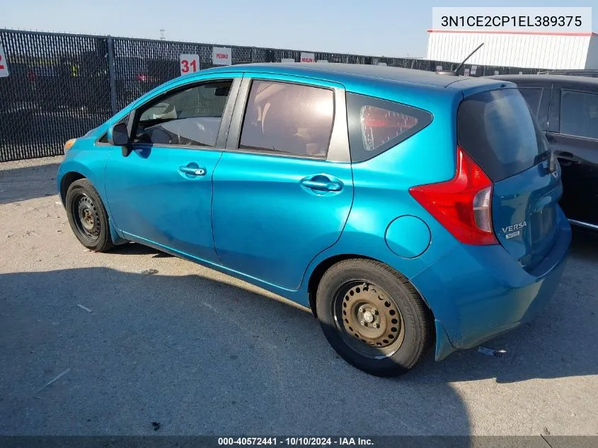 2014 Nissan Versa Note Sv VIN: 3N1CE2CP1EL389375 Lot: 40572441