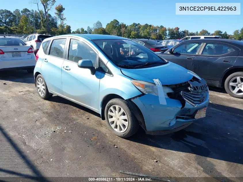 2014 Nissan Versa Note S Plus VIN: 3N1CE2CP9EL422963 Lot: 40586211