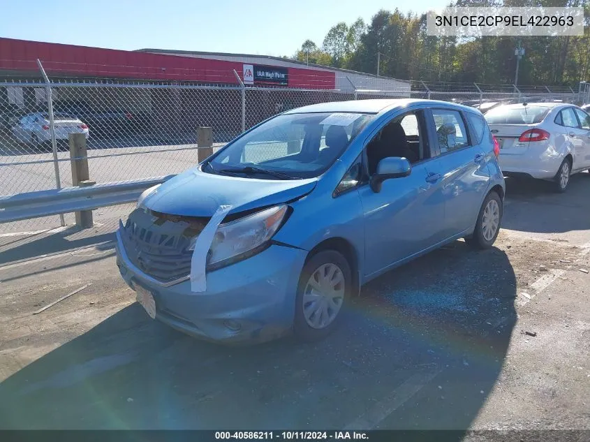 2014 Nissan Versa Note S Plus VIN: 3N1CE2CP9EL422963 Lot: 40586211