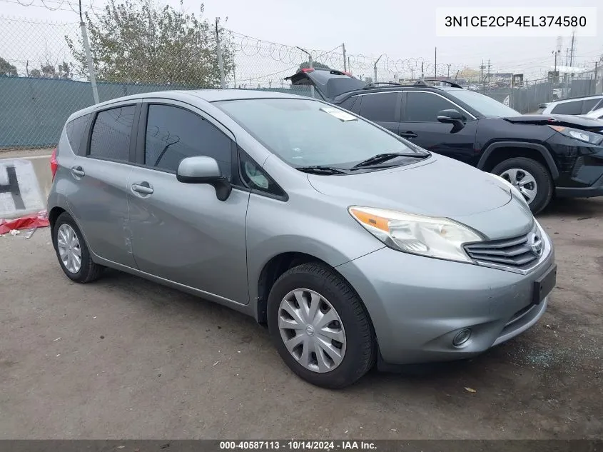 2014 Nissan Versa Note Sv VIN: 3N1CE2CP4EL374580 Lot: 40587113