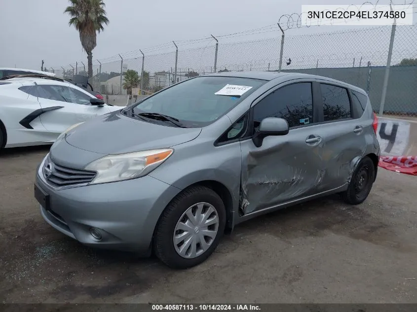 2014 Nissan Versa Note Sv VIN: 3N1CE2CP4EL374580 Lot: 40587113