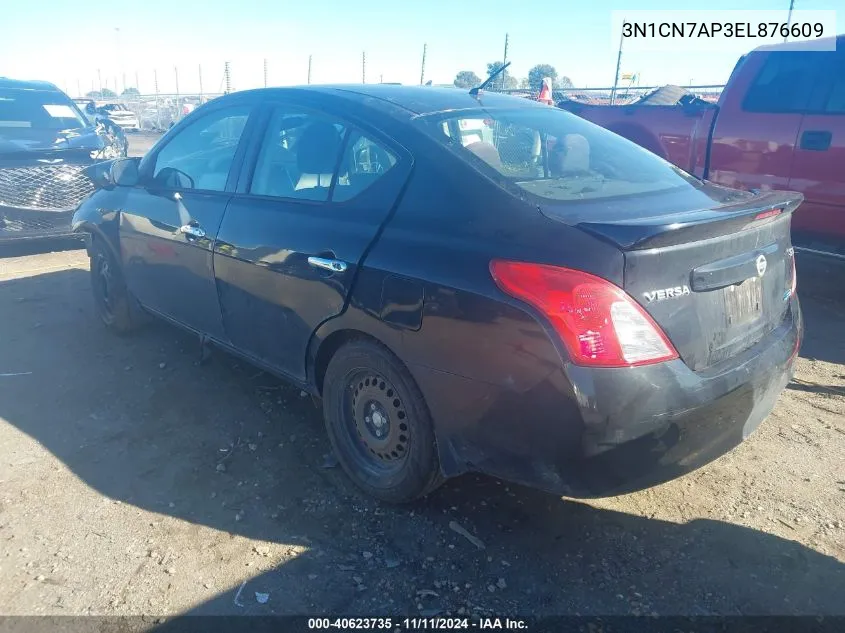 2014 Nissan Versa S/S Plus/Sv/Sl VIN: 3N1CN7AP3EL876609 Lot: 40623735