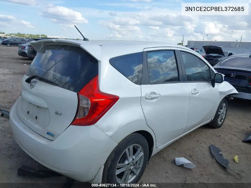 2014 Nissan Versa Note Sv VIN: 3N1CE2CP8EL372685 Lot: 40627134