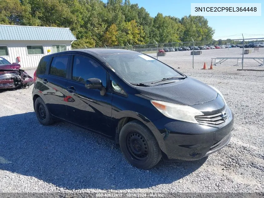 2014 Nissan Versa Note Sv VIN: 3N1CE2CP9EL364448 Lot: 40632419