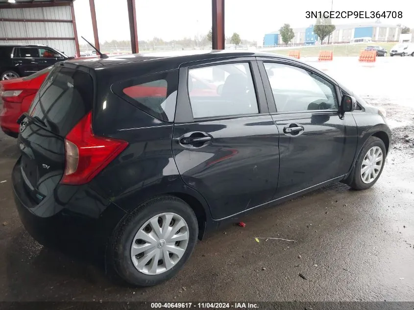 2014 Nissan Versa Note S/S Plus/Sv/Sl VIN: 3N1CE2CP9EL364708 Lot: 40649617