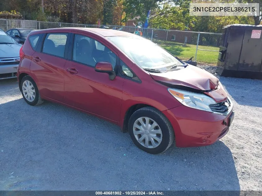 3N1CE2CP8EL386215 2014 Nissan Versa Note S (Sr)