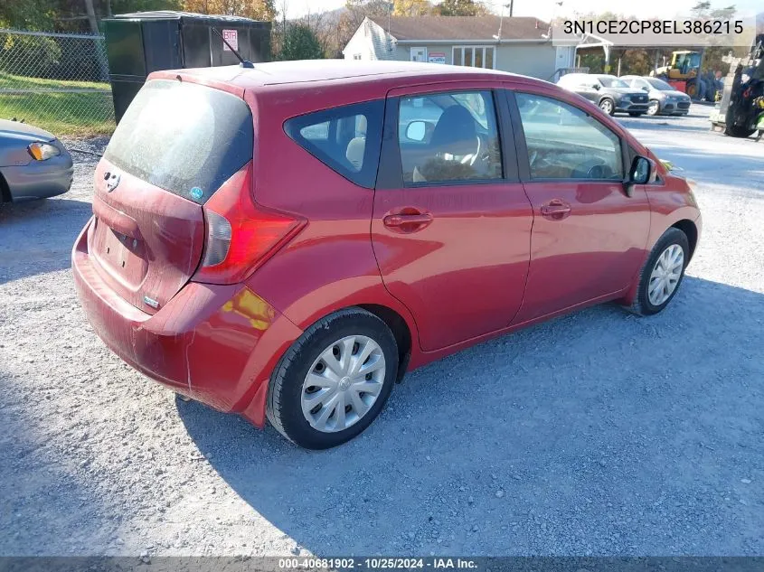 3N1CE2CP8EL386215 2014 Nissan Versa Note S (Sr)