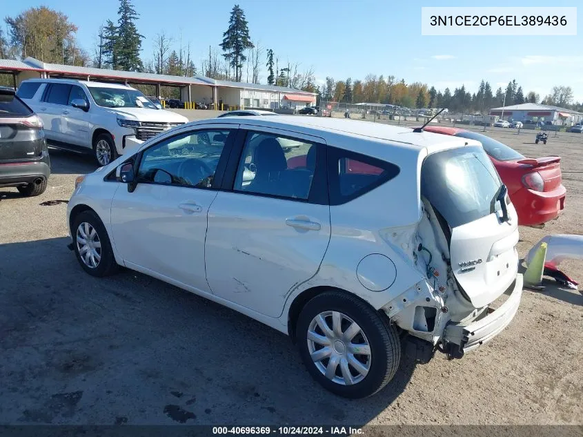 2014 Nissan Versa Note Sv VIN: 3N1CE2CP6EL389436 Lot: 40696369