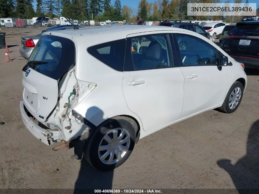 2014 Nissan Versa Note Sv VIN: 3N1CE2CP6EL389436 Lot: 40696369