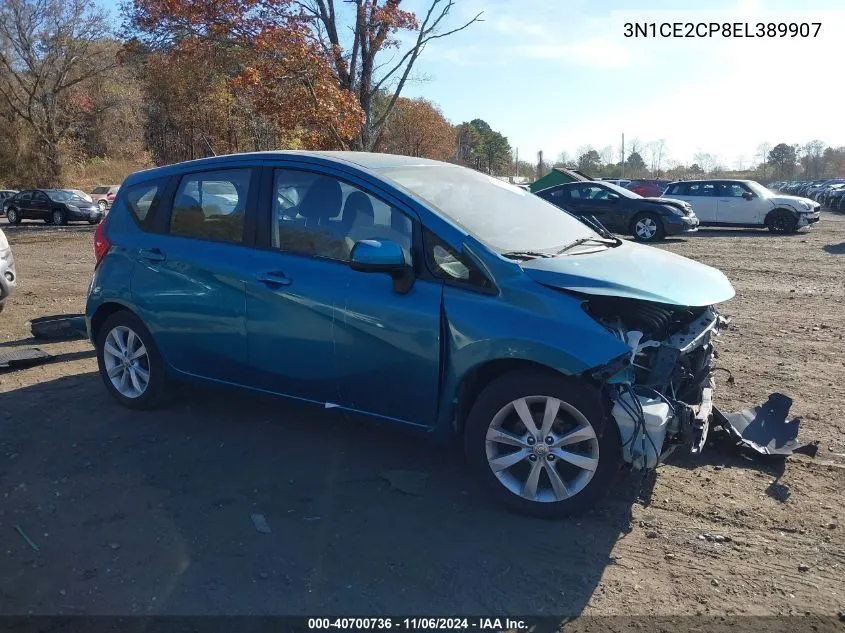 2014 Nissan Versa Note Sv VIN: 3N1CE2CP8EL389907 Lot: 40700736