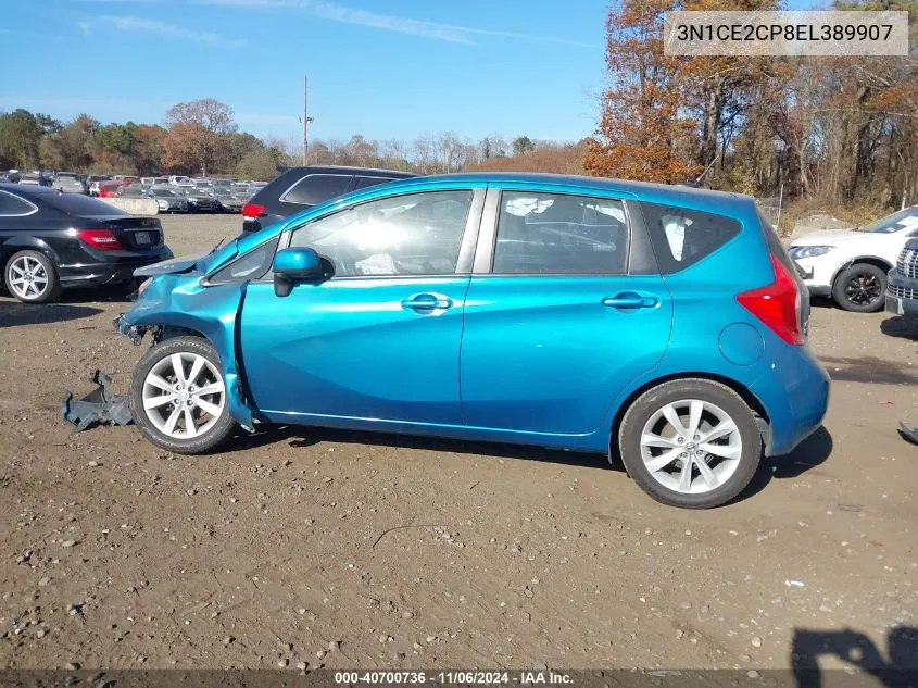 2014 Nissan Versa Note Sv VIN: 3N1CE2CP8EL389907 Lot: 40700736