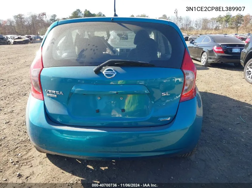 2014 Nissan Versa Note Sv VIN: 3N1CE2CP8EL389907 Lot: 40700736