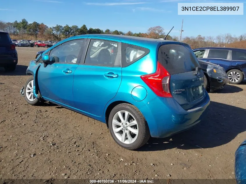 2014 Nissan Versa Note Sv VIN: 3N1CE2CP8EL389907 Lot: 40700736