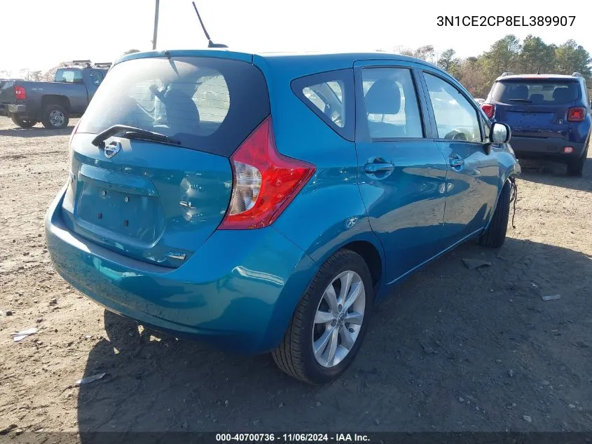 2014 Nissan Versa Note Sv VIN: 3N1CE2CP8EL389907 Lot: 40700736