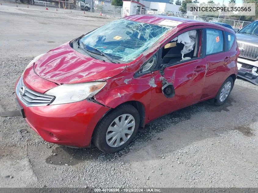 2014 Nissan Versa Note Sv VIN: 3N1CE2CP9EL350565 Lot: 40706596