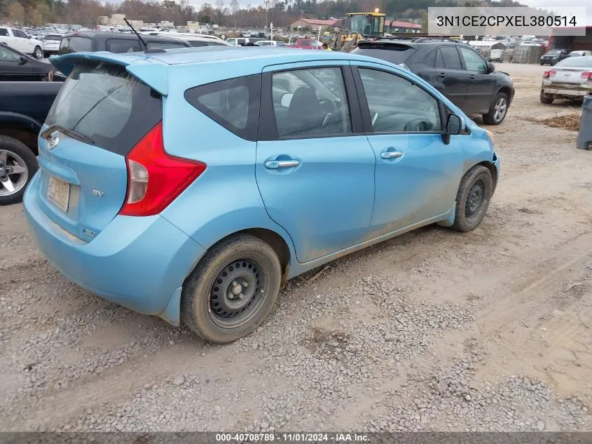 2014 Nissan Versa Note Sv VIN: 3N1CE2CPXEL380514 Lot: 40708789