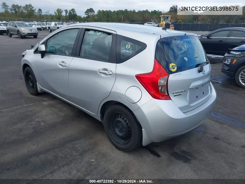 3N1CE2CP3EL398675 2014 Nissan Versa Note S Plus