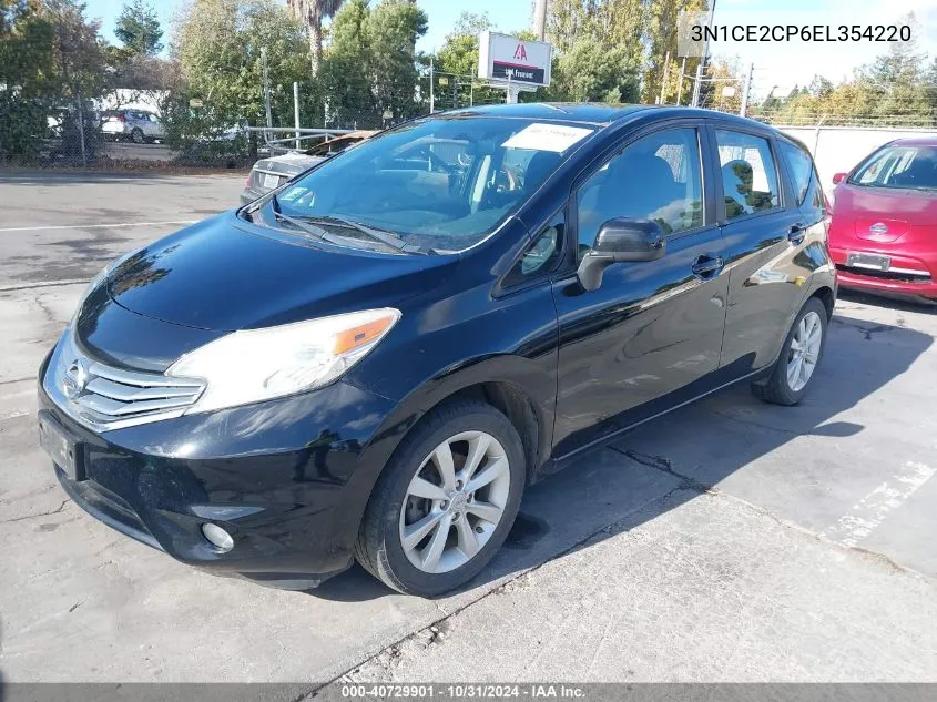 2014 Nissan Versa Note Sv VIN: 3N1CE2CP6EL354220 Lot: 40729901