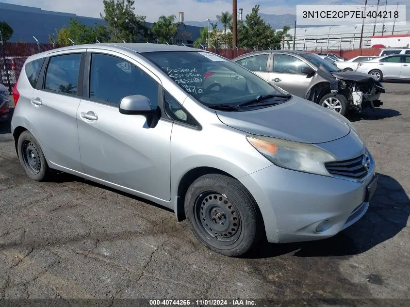 2014 Nissan Versa Note Sv VIN: 3N1CE2CP7EL404218 Lot: 40744266