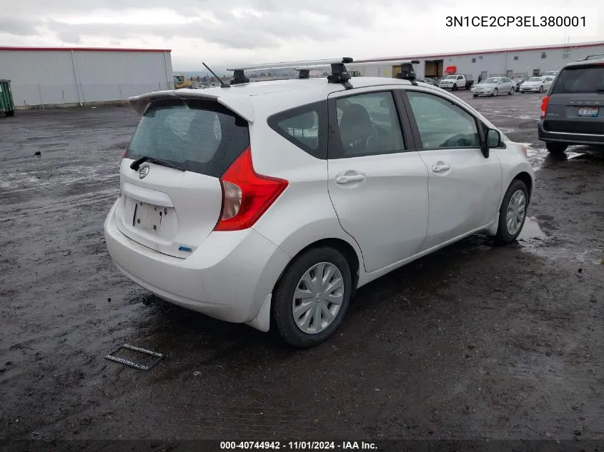 2014 Nissan Versa Note S Plus VIN: 3N1CE2CP3EL380001 Lot: 40744942