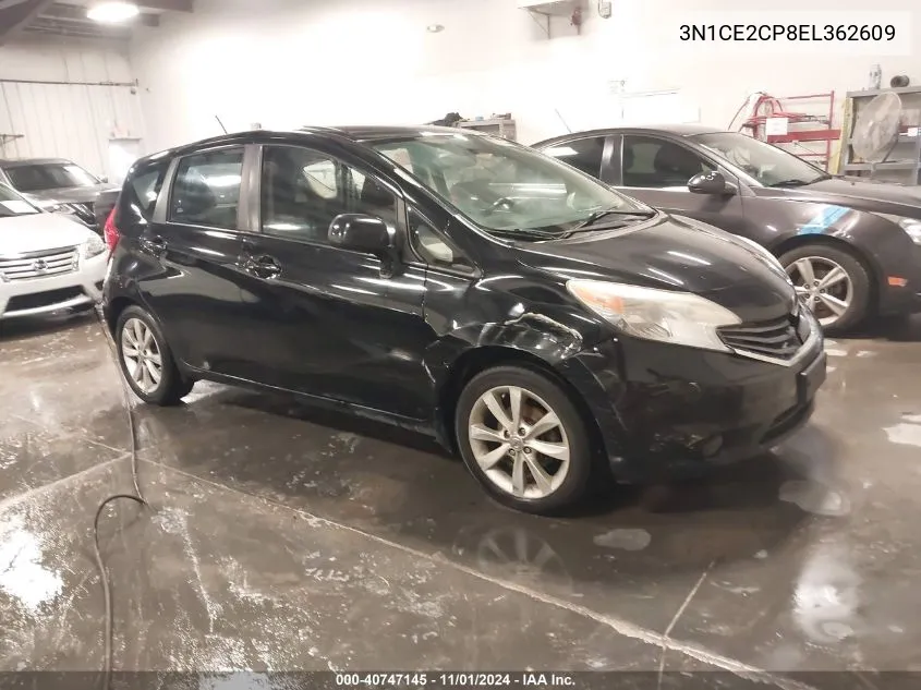 2014 Nissan Versa Note Sv VIN: 3N1CE2CP8EL362609 Lot: 40747145