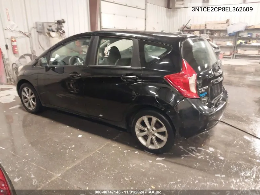 2014 Nissan Versa Note Sv VIN: 3N1CE2CP8EL362609 Lot: 40747145