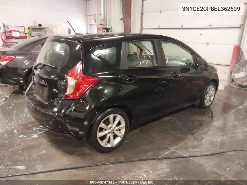 2014 Nissan Versa Note Sv VIN: 3N1CE2CP8EL362609 Lot: 40747145