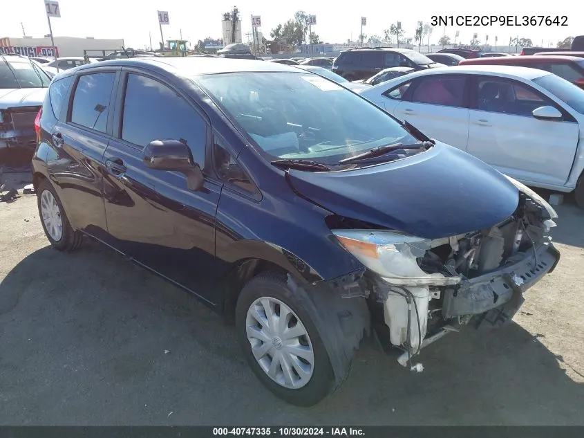 2014 Nissan Versa Note Sv VIN: 3N1CE2CP9EL367642 Lot: 40747335