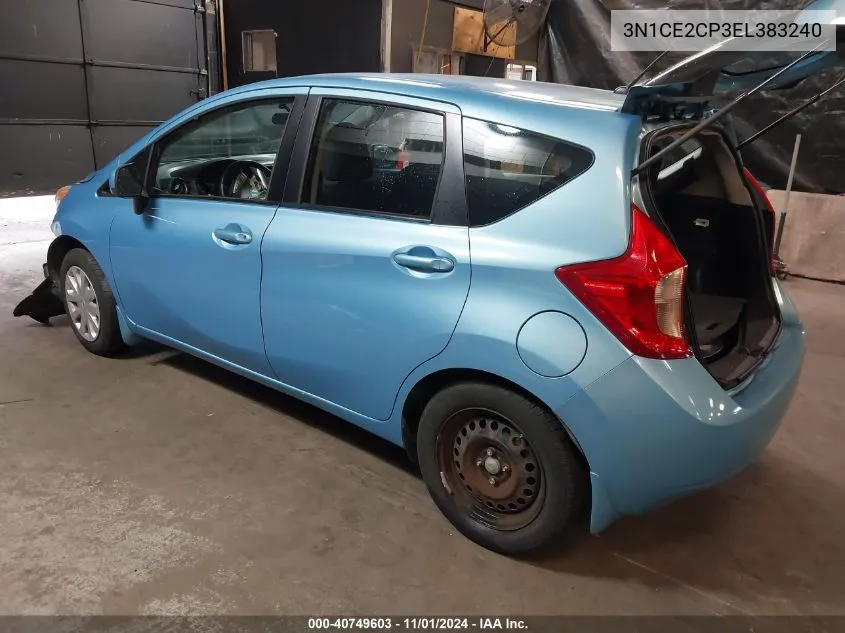 2014 Nissan Versa Note Sv VIN: 3N1CE2CP3EL383240 Lot: 40749603