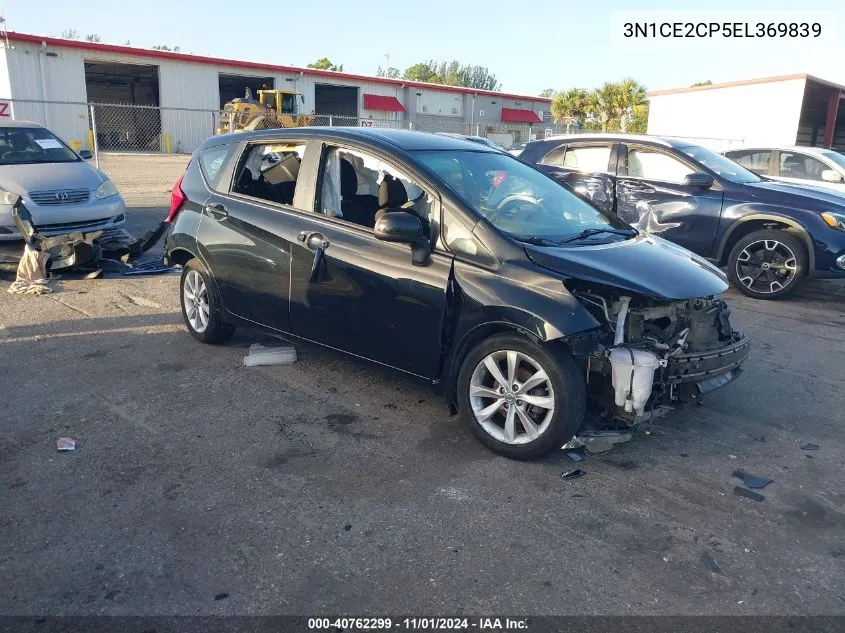 2014 Nissan Versa Note Sv VIN: 3N1CE2CP5EL369839 Lot: 40762299