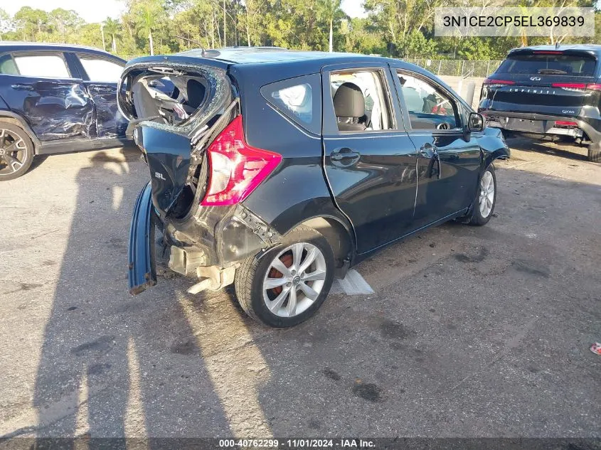 2014 Nissan Versa Note Sv VIN: 3N1CE2CP5EL369839 Lot: 40762299