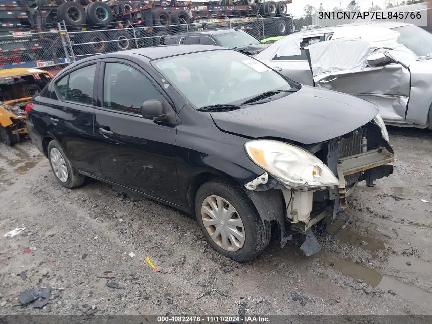 2014 Nissan Versa 1.6 S VIN: 3N1CN7AP7EL845766 Lot: 40822476