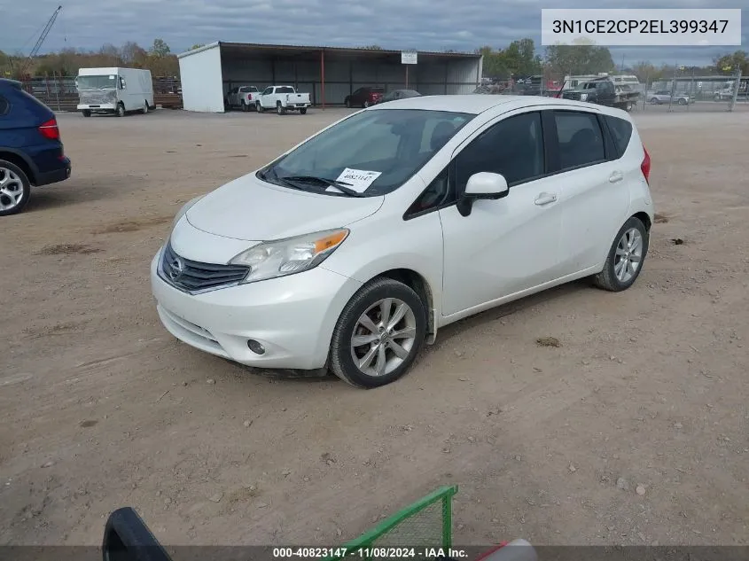 2014 Nissan Versa Note Sv VIN: 3N1CE2CP2EL399347 Lot: 40823147